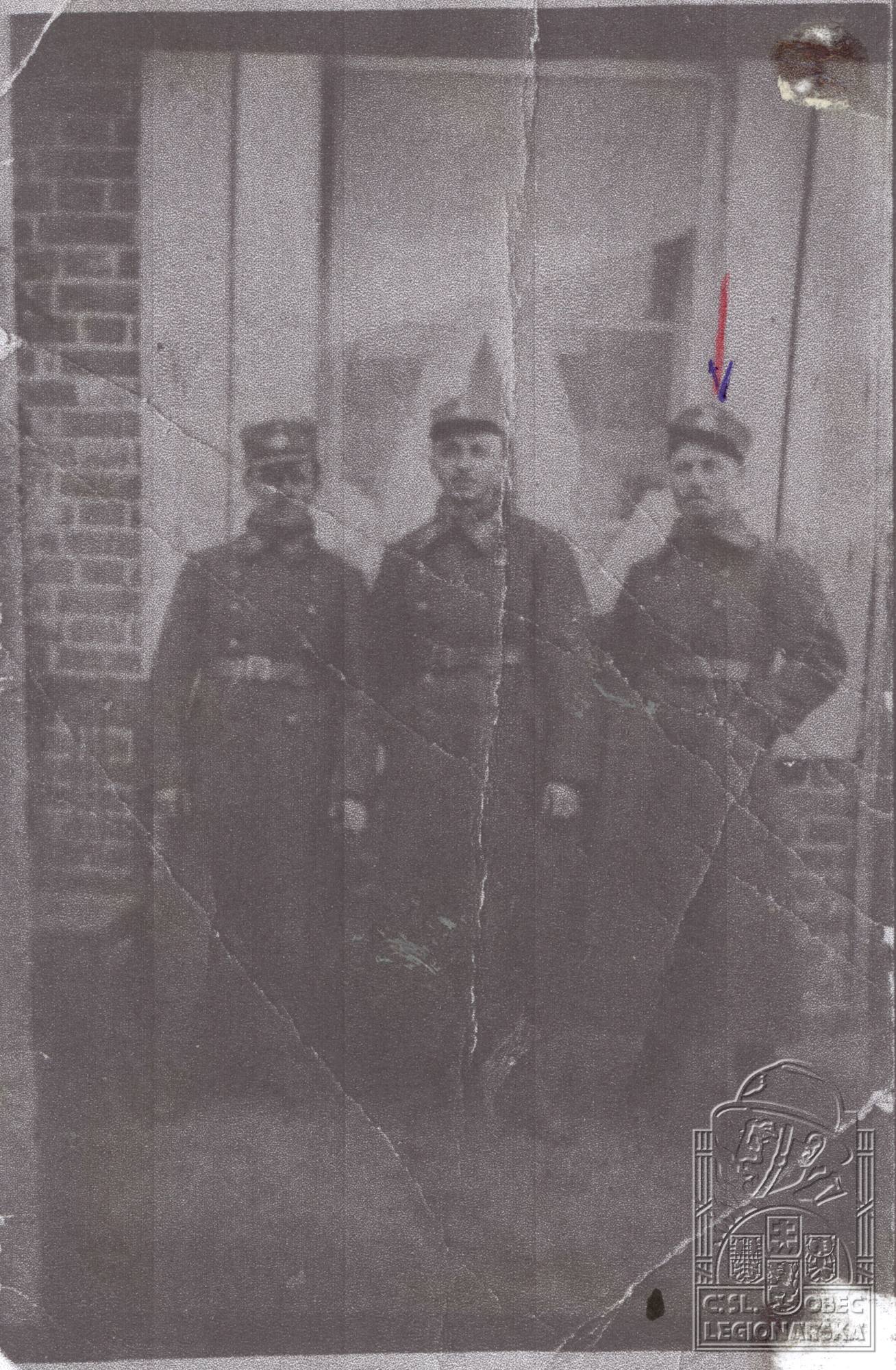 Sekerka Pavel jako legionář, rub (94903.014)