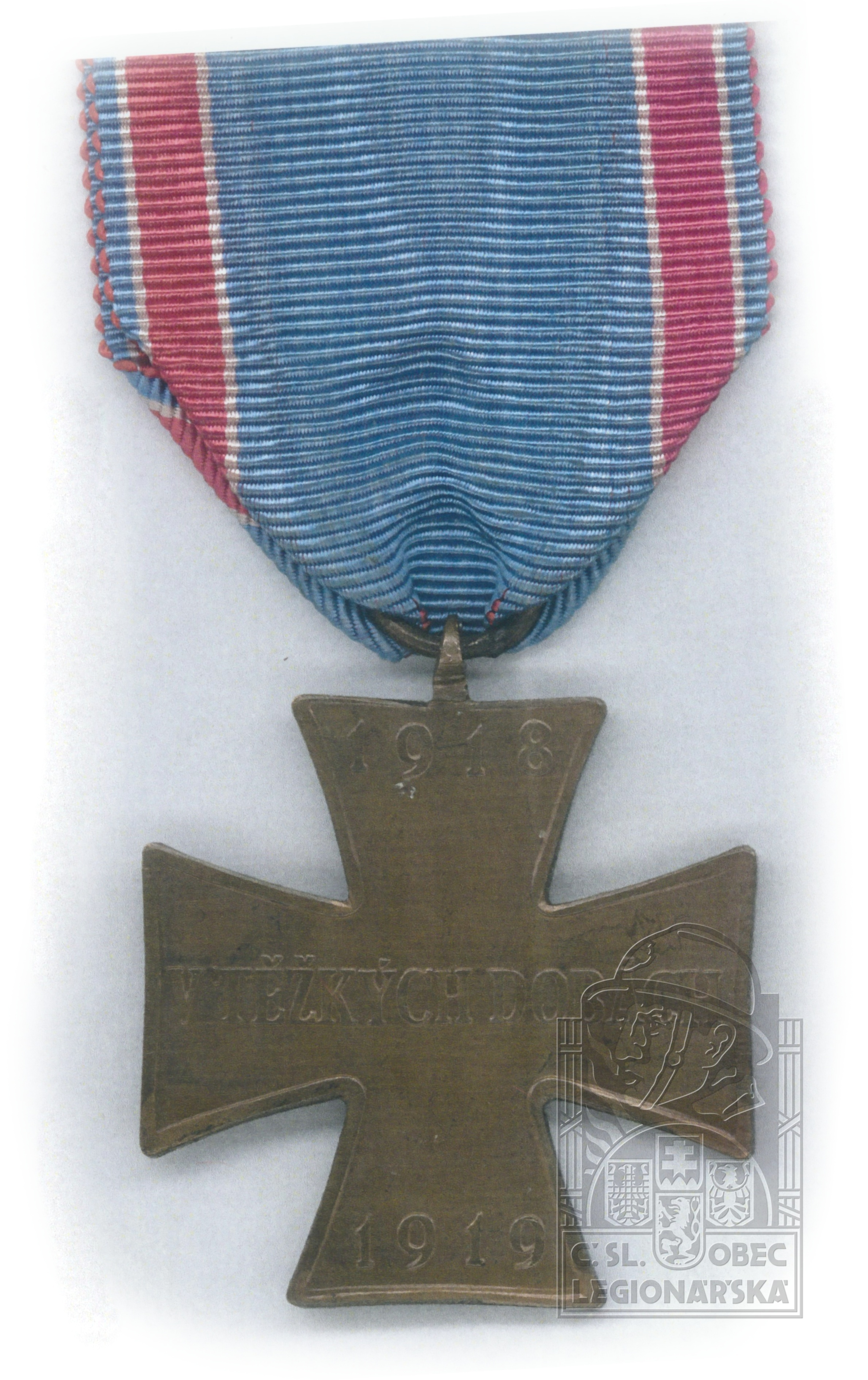 Pamětní odznak Čs. dobrovolce z let 1918–1919 Augustina Vlka