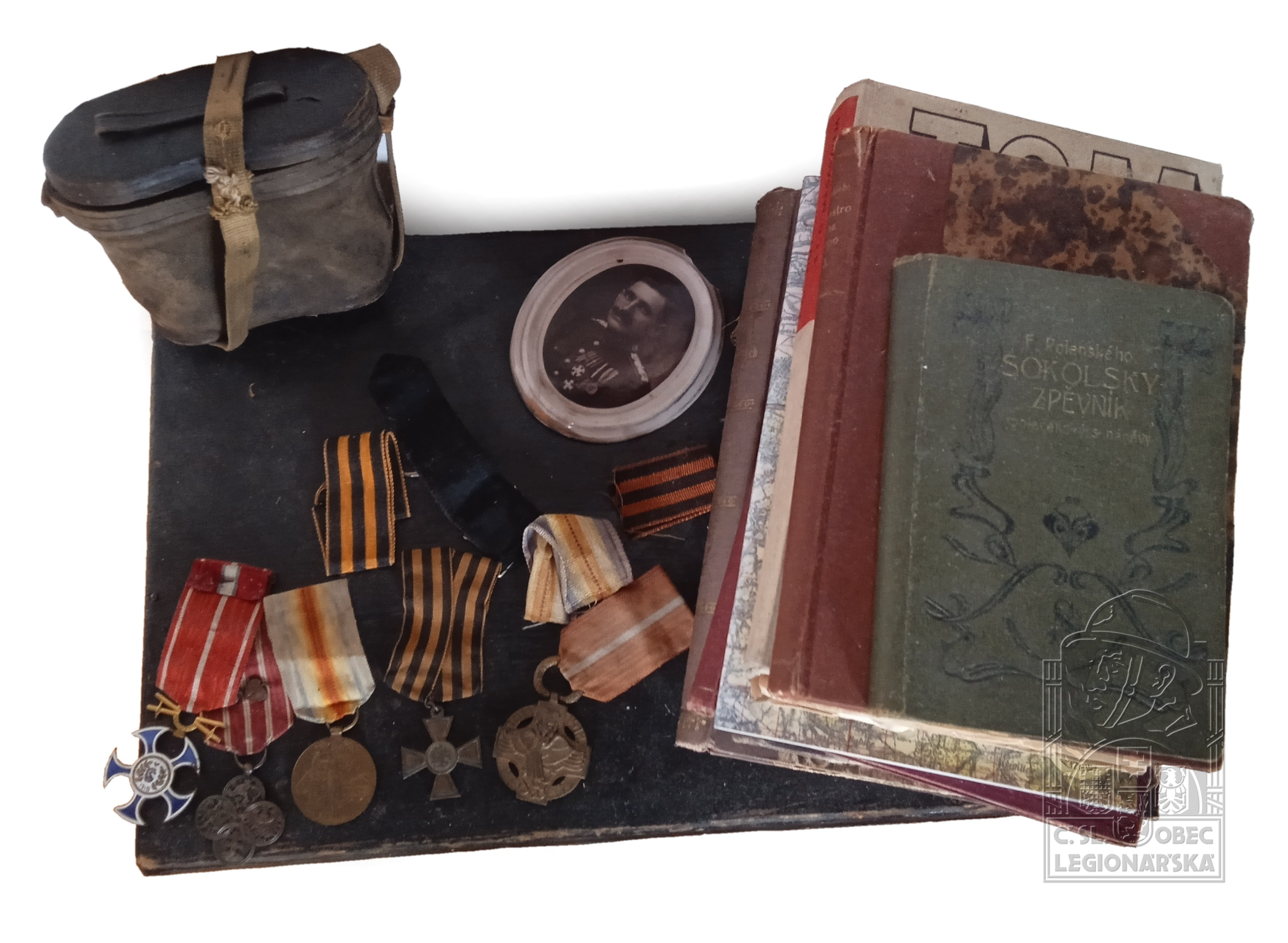 Konvolut předmětů po legionáři Ludvíku Milfaitovi