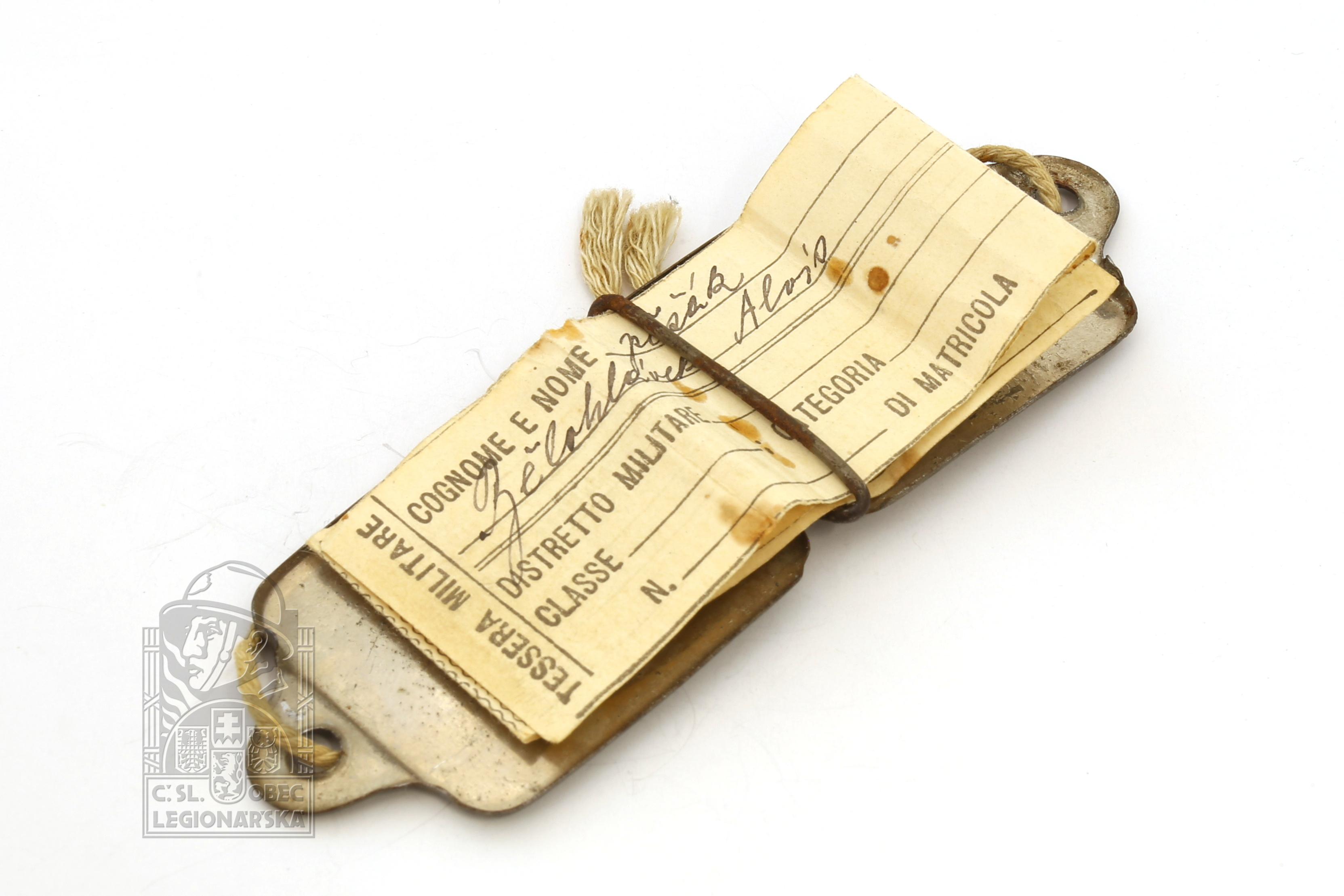 Italská identifikační schránka vz. 1916